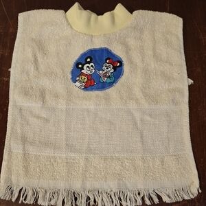 Vintage Disney Baby Cotton Bib